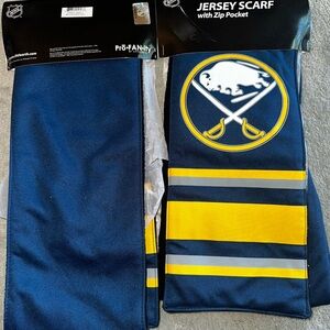 NHL Blue and Yellow Jersey Scarf with Logo